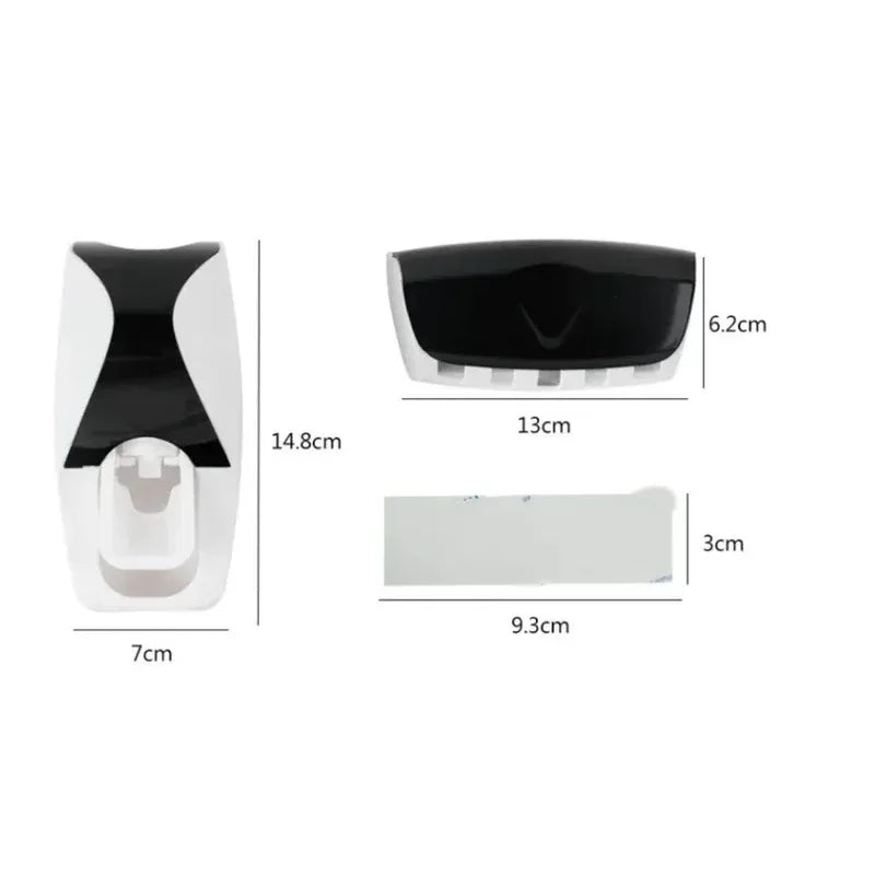 Wall-Mounted Automatic Toothpaste Dispenser Set