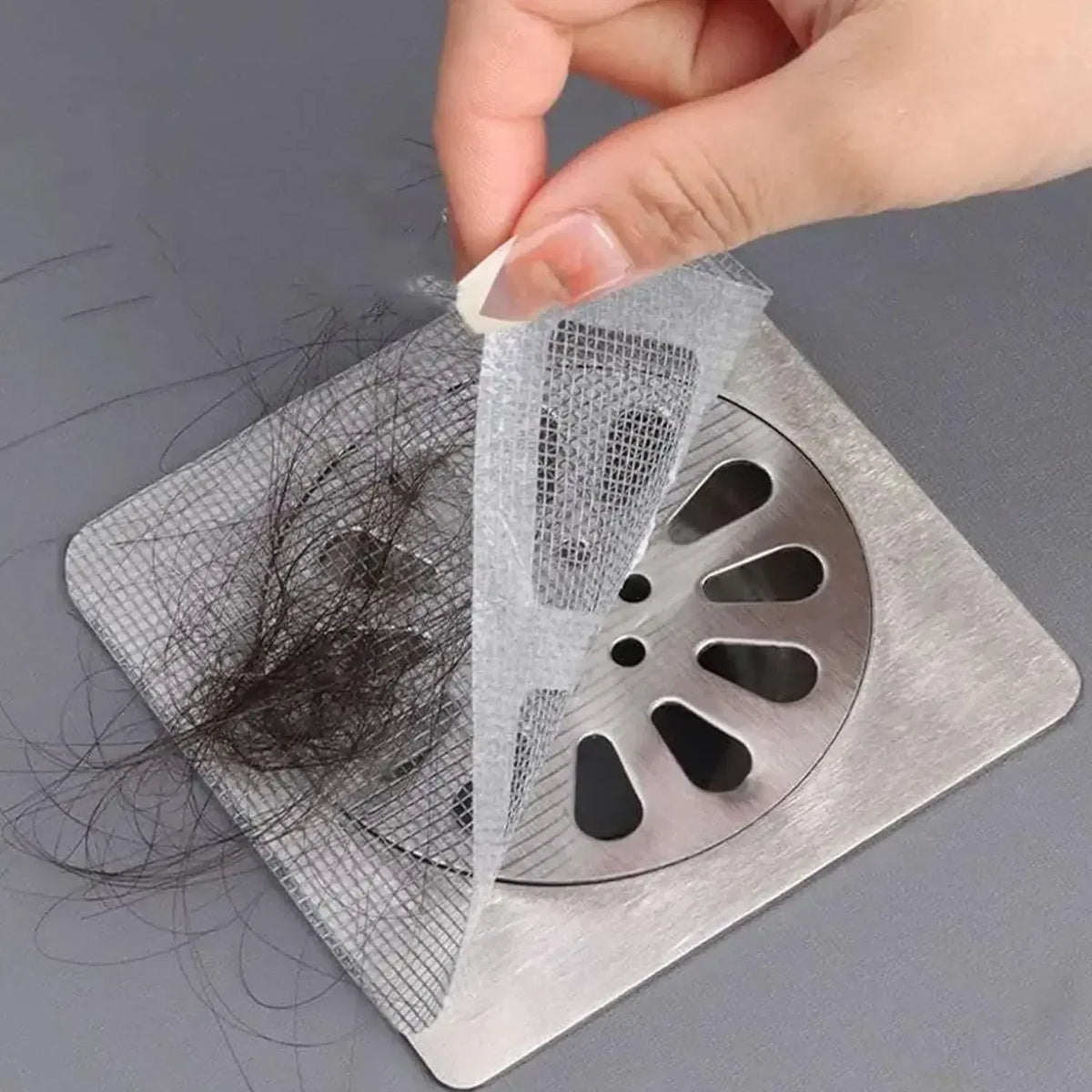 Disposable Mesh Shower Drain Hair Catcher