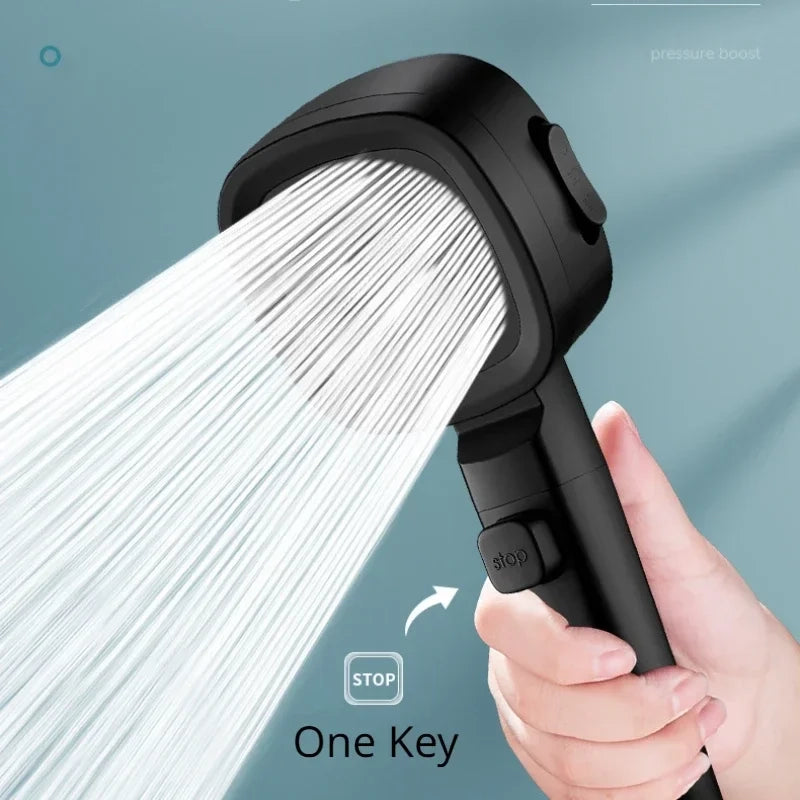 High-Pressure Pause Shower Head